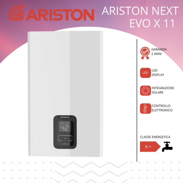 scaldabagno-ariston-next-evo-x-11-lt-istantaneo-a-gas-compresa-installazione