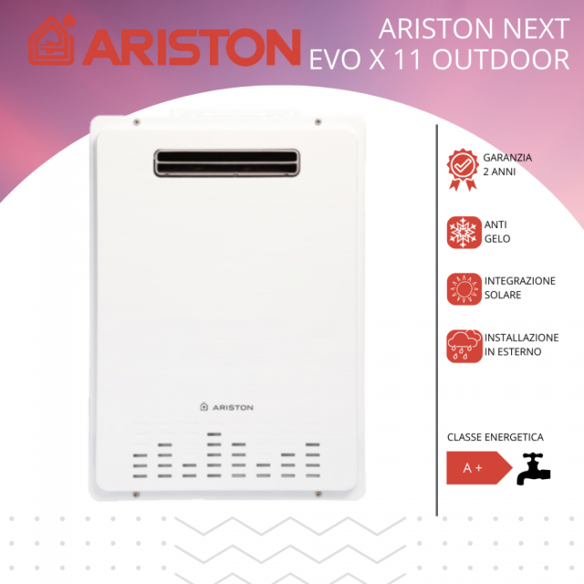 scaldabagno-ariston-next-evo-x-outdoor-11-lt-istantaneo-a-gas-compresa-installazione