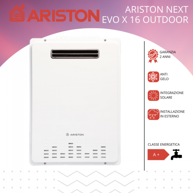 scaldabagno-ariston-next-evo-x-16-lt-outdoor-compresa-installazione